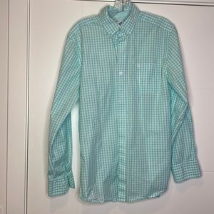Light blue plaid southern tide button up